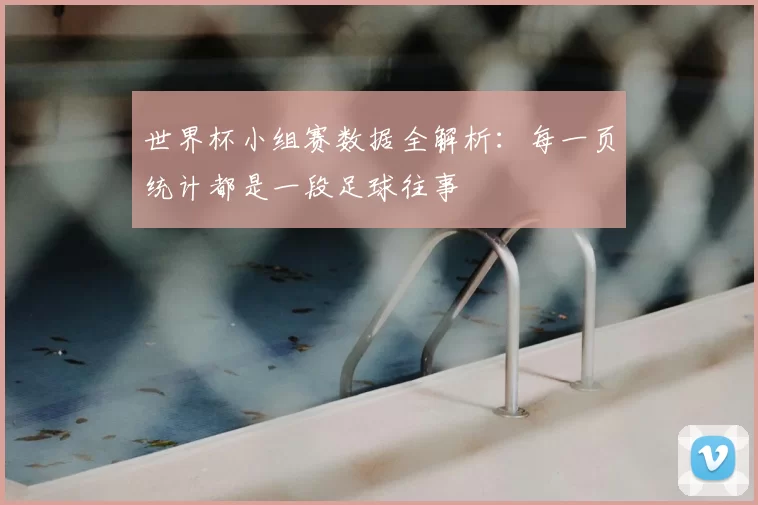 世界杯小组赛数据全解析：每一页统计都是一段足球往事