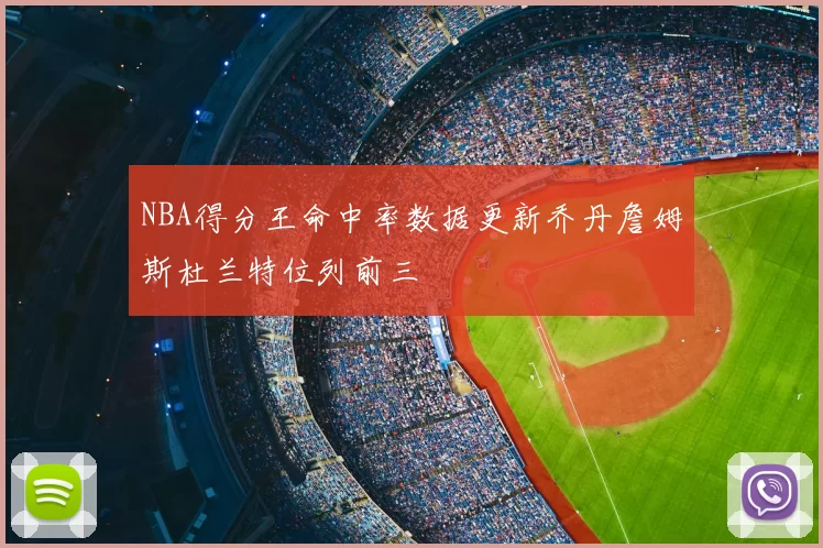 NBA得分王命中率数据更新乔丹詹姆斯杜兰特位列前三
